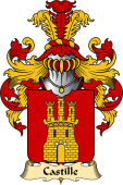 French Family Coat of Arms (v.23) for Castille