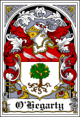 Irish Coat of Arms Bookplate for O