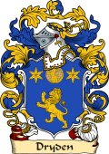 English or Welsh Family Coat of Arms (v.23) for Dryden (Northamptonshire)