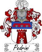 Araldica Italiana Coat of arms used by the Italian family Pedrini