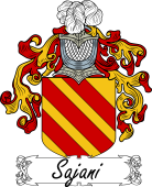 Araldica Italiana Coat of arms used by the Italian family Sajani