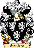 English or Welsh Family Coat of Arms (v.23) for Stanford (Ref Burke