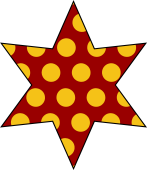 Star of Six Points Bezantee