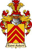 French Family Coat of Arms (v.23) for Saint-Aubert