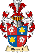 v.23 Coat of Family Arms from Germany for Bismark