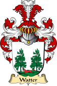 v.23 Coat of Family Arms from Germany for Watter