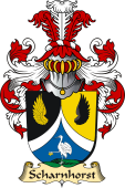 v.23 Coat of Family Arms from Germany for Scharnhorst