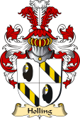 v.23 Coat of Family Arms from Germany for Holling