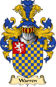 English Coat of Arms (v.23) for the family Warren
