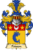 French Family Coat of Arms (v.23) for Poisson
