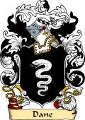 English or Welsh Family Coat of Arms (v.23) for Dane (Wells, Somersetshire)