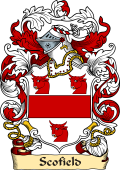 English or Welsh Family Coat of Arms (v.23) for Scofield (Scofield, Kent)