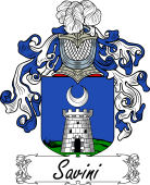 Araldica Italiana Coat of arms used by the Italian family Savini
