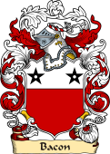 English or Welsh Family Coat of Arms (v.23) for Bacon