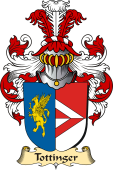 v.23 Coat of Family Arms from Germany for Tottinger