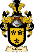 English Coat of Arms (v.23) for the family Seddon