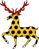 Stag Trippant or Passant Pellety
