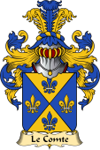 French Family Coat of Arms (v.23) for Comte (le) II
