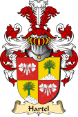 v.23 Coat of Family Arms from Germany for Hartel