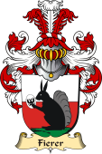 v.23 Coat of Family Arms from Germany for Fierer