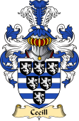 English Coat of Arms (v.23) for the family Cecill