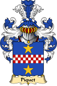 French Family Coat of Arms (v.23) for Piquet