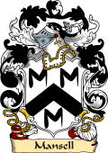 English or Welsh Family Coat of Arms (v.23) for Mansell (or Mansel)