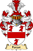 English Coat of Arms (v.23) for the family Forest