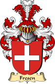 v.23 Coat of Family Arms from Germany for Fresen