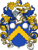 English or Welsh Coat of Arms for Oates (Ref Burke's-Cornwall)