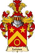 French Family Coat of Arms (v.23) for Leroux (Roux le) I