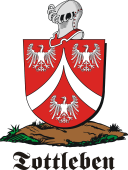 German shield on a mount for Tottleben