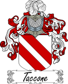 Araldica Italiana Coat of arms used by the Italian family Taccone