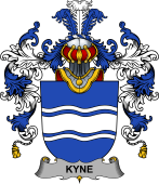 Irish Family Coat of Arms (v.25b) Kyne or O'Kyne