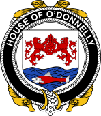 Irish Coat of Arms Badge for the O'DONNELLY family