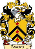 English or Welsh Family Coat of Arms (v.23) for Paxston (or Paxton)