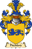 English Coat of Arms (v.23) for the family Pitchford