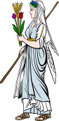 Gods and Goddesses Clipart image: Pelasgian Demeter
