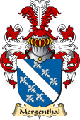 v.23 Coat of Family Arms from Germany for Mergenthal