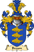 English Coat of Arms (v.23) for the family Bream (e)