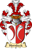 v.23 Coat of Family Arms from Germany for Hornbeck