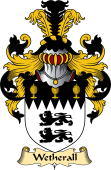 English Coat of Arms (v.23) for the family Wetherall