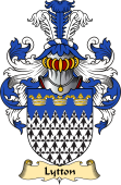 English Coat of Arms (v.23) for the family Lytton or Litton