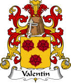 Coat of Arms from France for Valentin