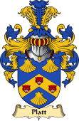 English Coat of Arms (v.23) for the family Platt