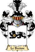 French Family Coat of Arms (v.23) for Le Breton (Breton Le)