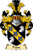 English Coat of Arms (v.23) for the family Pepys