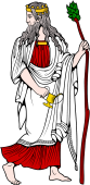 Gods and Goddesses Clipart image: Dionysos (Indian)