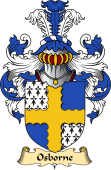 English Coat of Arms (v.23) for the family Osborn (e)