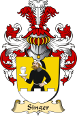 v.23 Coat of Family Arms from Germany for Singer